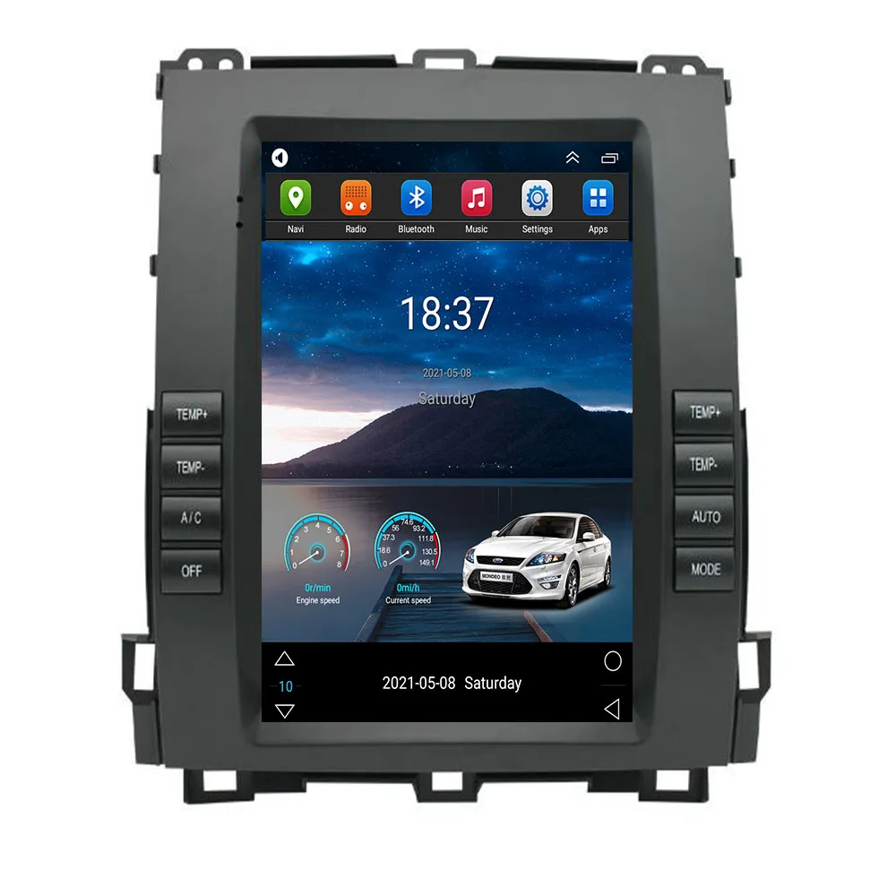 

Для Lexus GX470 GX 470 радио для Toyota Land Cruiser Prado 120 Android 12 Автомобильный мультимедийный видеоплеер GPS головное устройство Тесла стерео