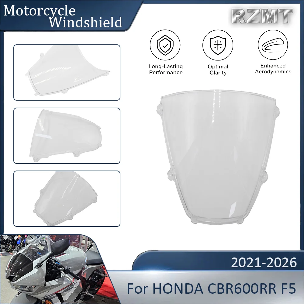 Фото Двойное ветровое стекло (экран) для мотоцикла Honda CBR600RR F5 2021-2026 Firestorm №1
