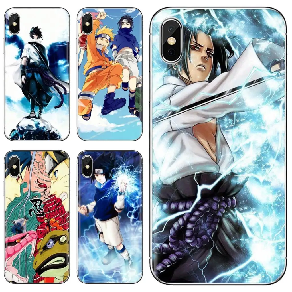

NARUTO Uchiha Sasuke For iPhone 10 11 12 13 Mini Pro 4S 5S SE 5C 6 6S 7 8 X XR XS Plus Max 2020 Mobile Phone Case