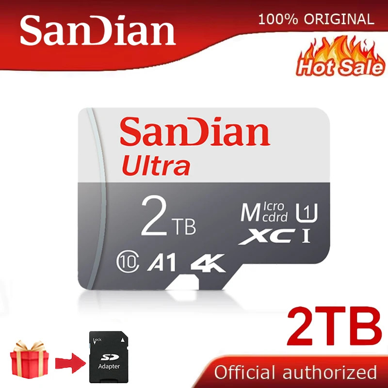 Оригинальная карта Micro TF SD 512 ГБ 256 128 Гб 64 A2 C10 Usb Flash 32