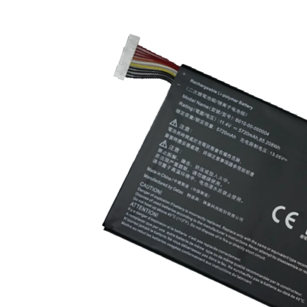 Фото B010-00-000004 11.4V 65.208Wh 5720mAh Оригинальный перезаряжаемый аккумулятор для ноутбука Getac, подходит для Evga SC15 3ICP6/73/95 №4
