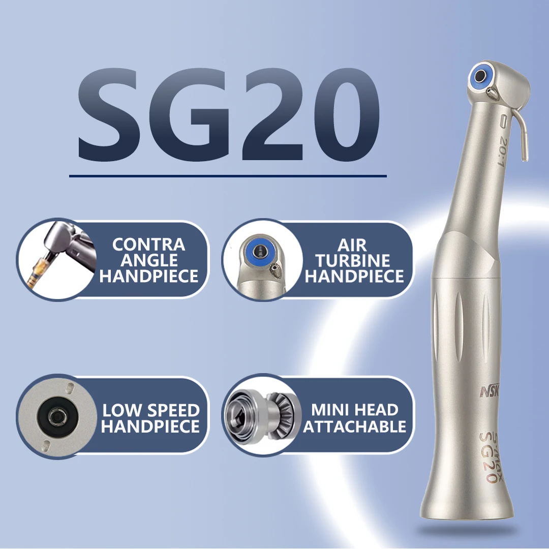 NSK S.Max SG20 contraangulo Стоматологический низкоскоростной наконечник 20:1 Редукционный