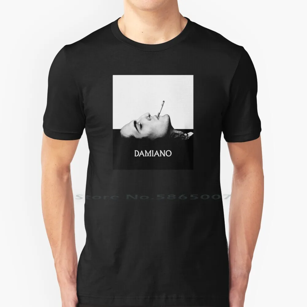 

Футболка Damiano David Mneskin из 100% хлопка Maneskin 2021 2021 Maneskin zlti E добрые Esc 2021 21 Maneskin 20201