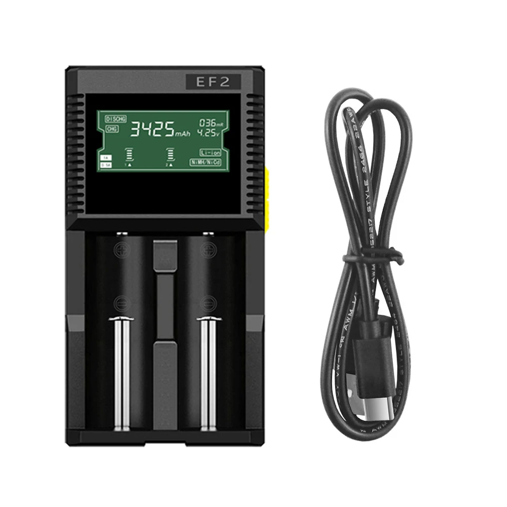 Тестер емкости литиевых батарей 18650 Высокоточный ЖК-цифровой анализатор батареи