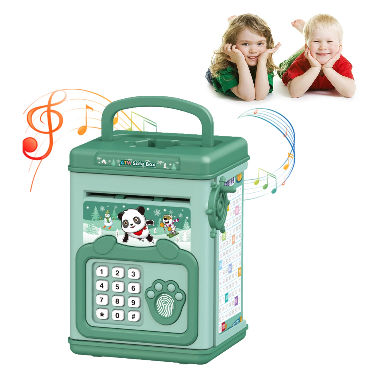 

Kids Electronic Piggy Bank Electronic Password Kids Money Bank With Auto Money Roll In Cute Money Banks For Boys And Girls