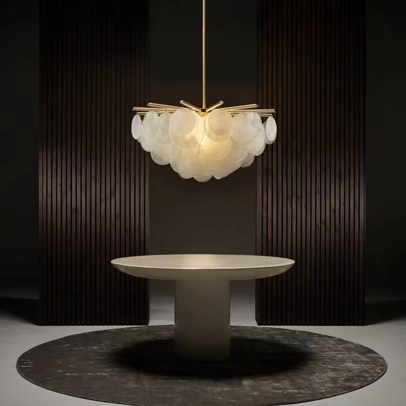 Стеклянные подвесные светильники