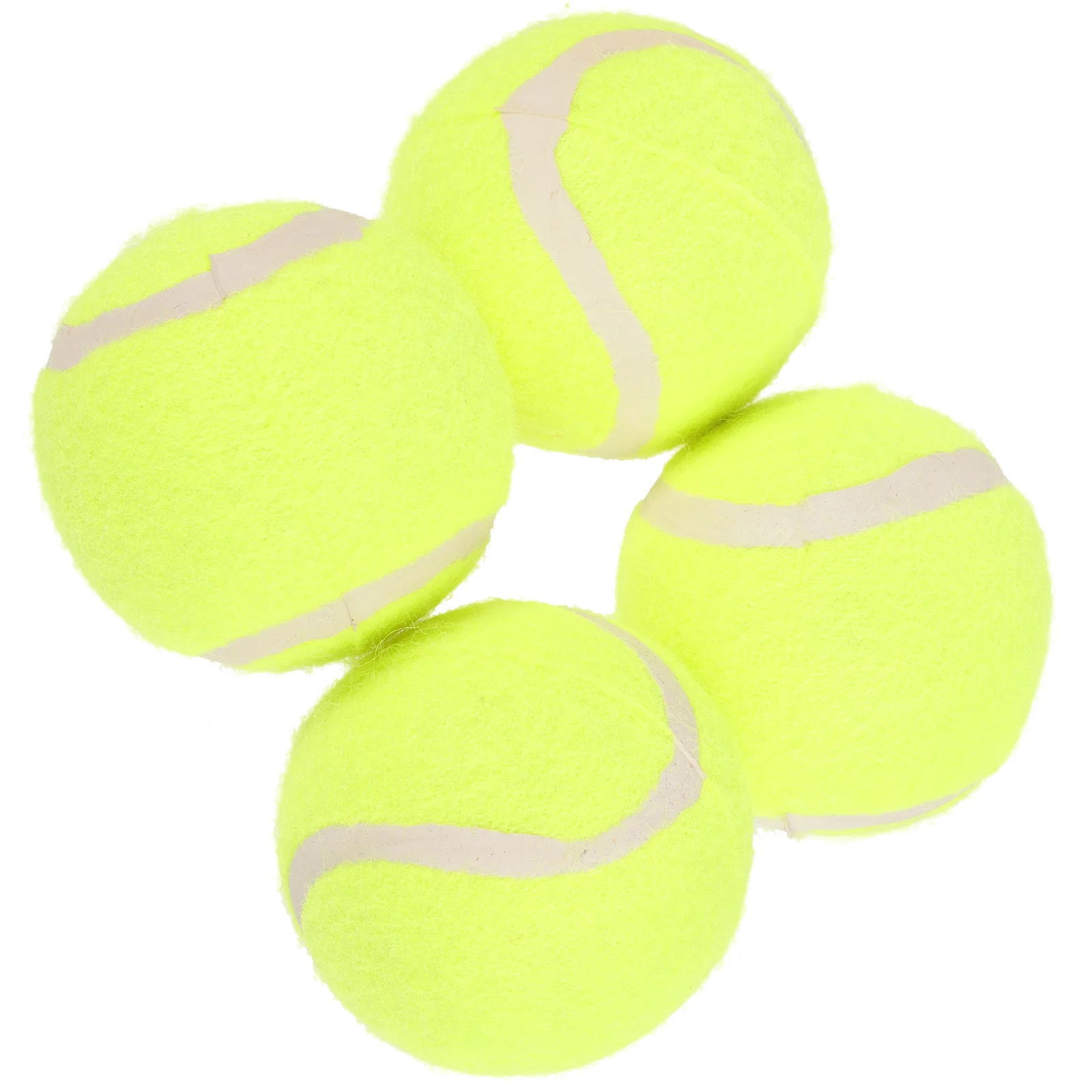

4pcs Dog Throwing Balls Dog Rubber Balls Puppy Balls Toys Dog Training Balls