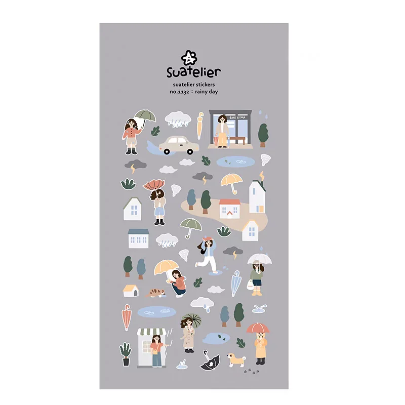 

Стикеры Suatelier Rainy Day