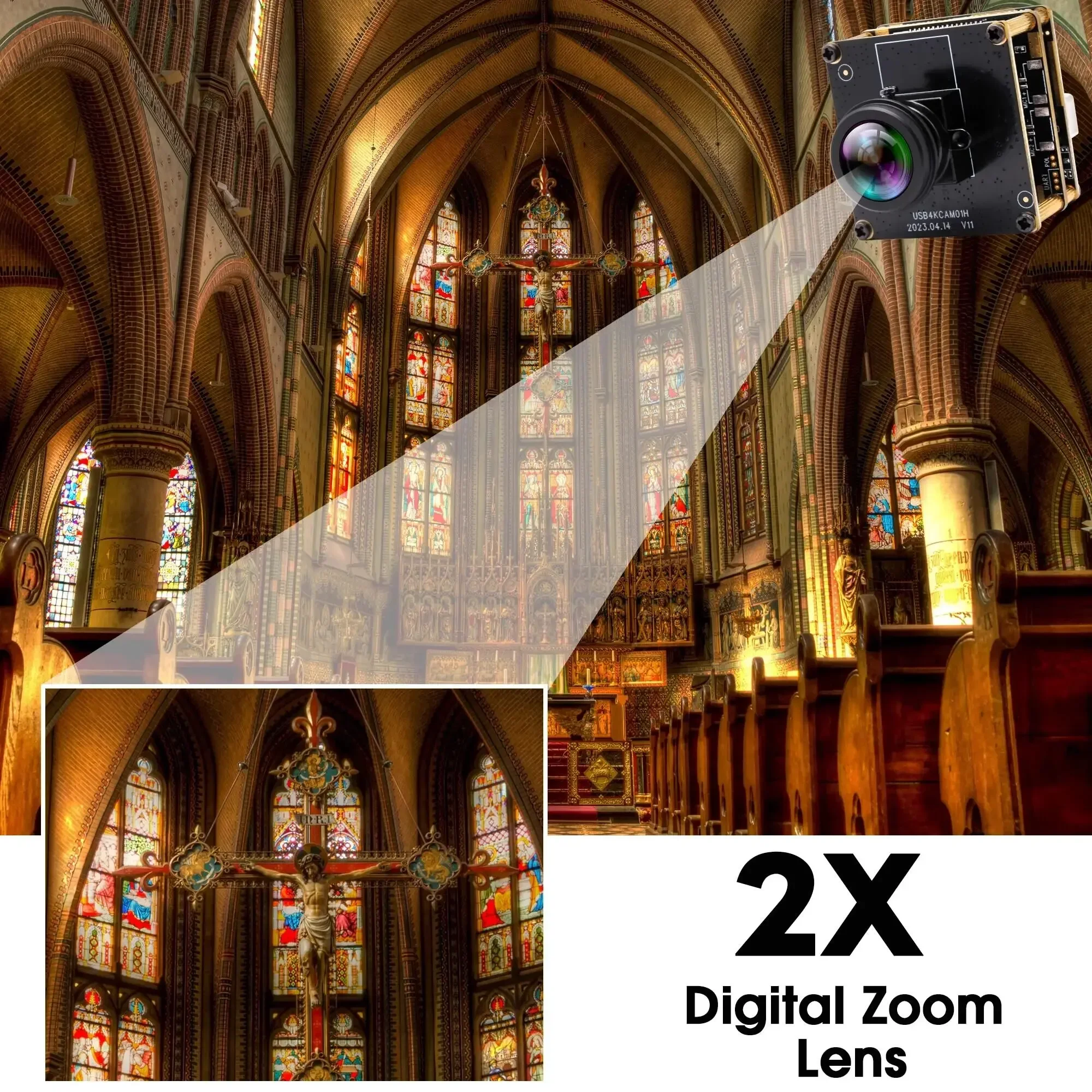 Цифровая 4K USB3.0 веб-камера с объективом Fisheye 180° (60 кадровс, IMX415) для ПК и ноутбуков, для систем безопасности (art.: 3920d88a81ec7) - 3920d88a81ec7