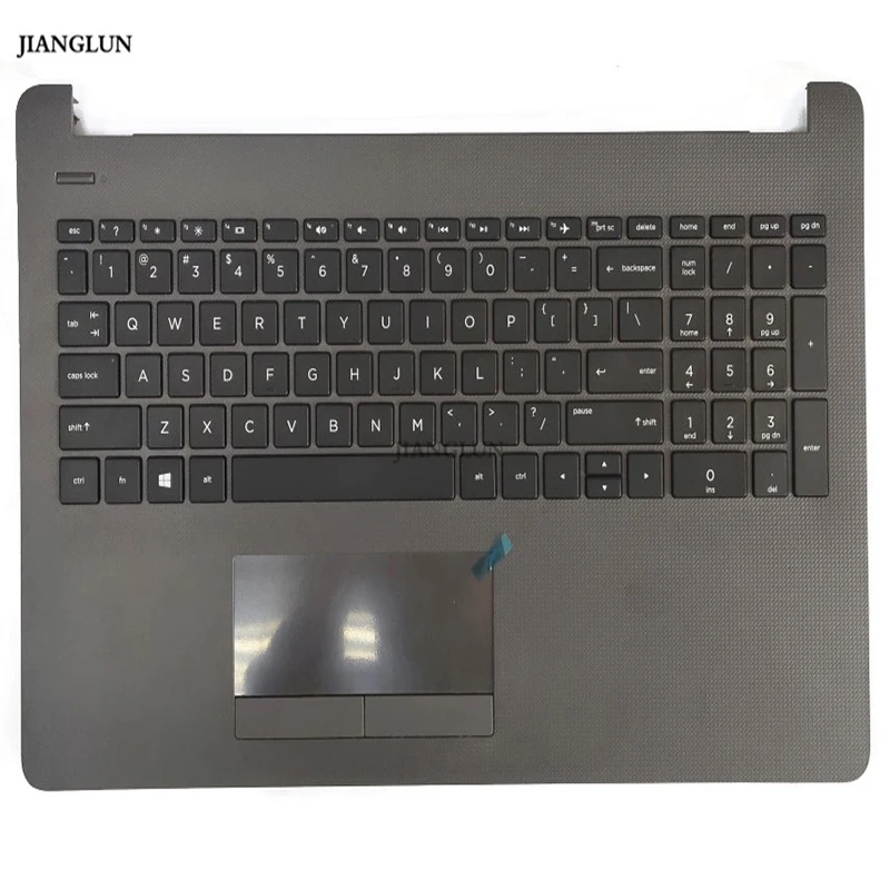 JIANGLUN Laptop Palmrest Top Case with Keyboard Touchpad For HP 15-BS 250 G6 255 G6 929906-001