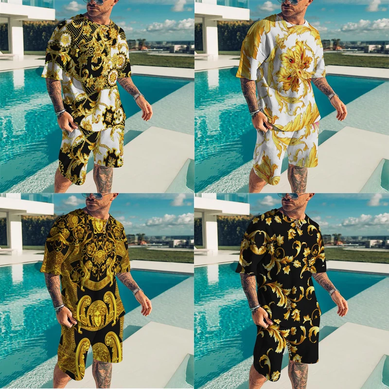 

Мужская футболка с 3D-принтом, с круглым вырезом и коротким рукавом