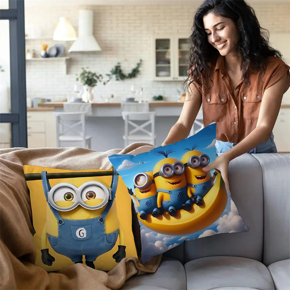 Наволочки для подушек M-Minionss мультяшный Диванный декоративный домашний