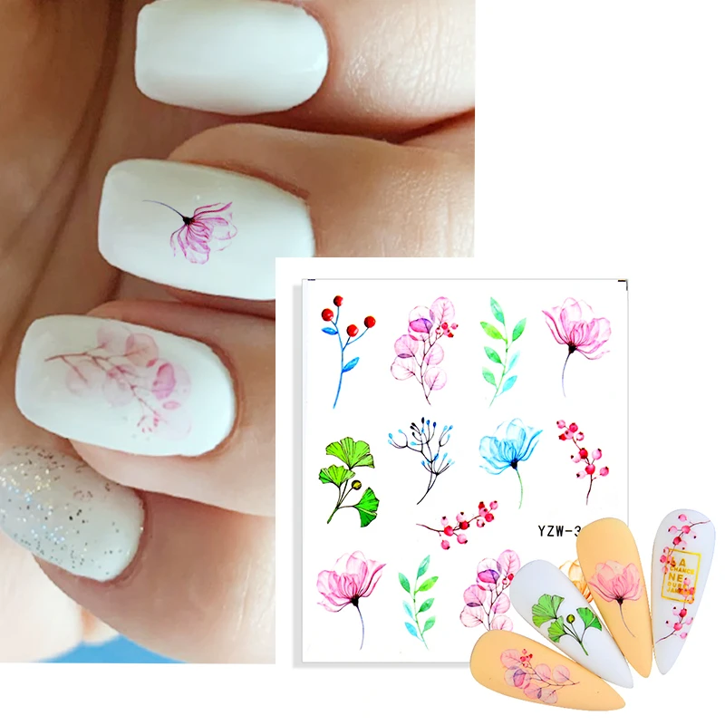 2022 Новое поступление ABC наклейки с буквами для дизайна ногтей английский старый