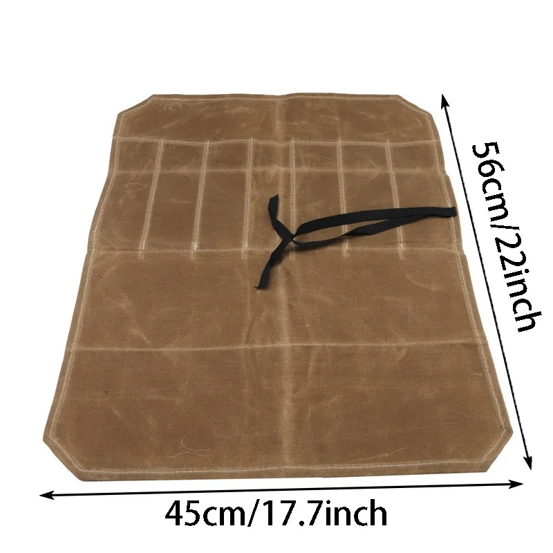 Портативная Экологически Чистая Холщовая Сумка Для Ножей Рулонный Держатель