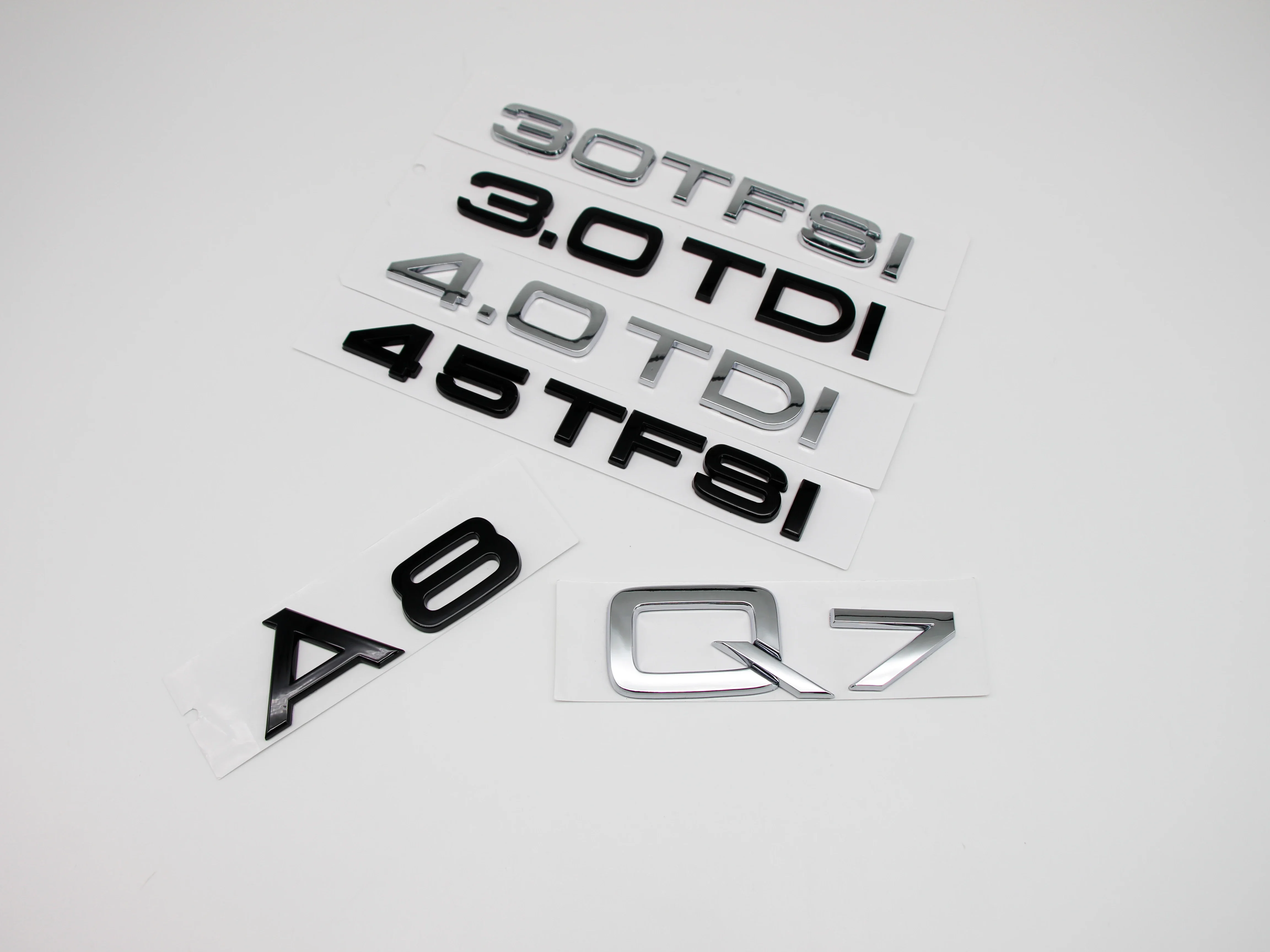 ABS автомобиль 30 35 40 45 50 55 60 TFSI TDI буквы логотип багажник значок эмблема наклейки для
