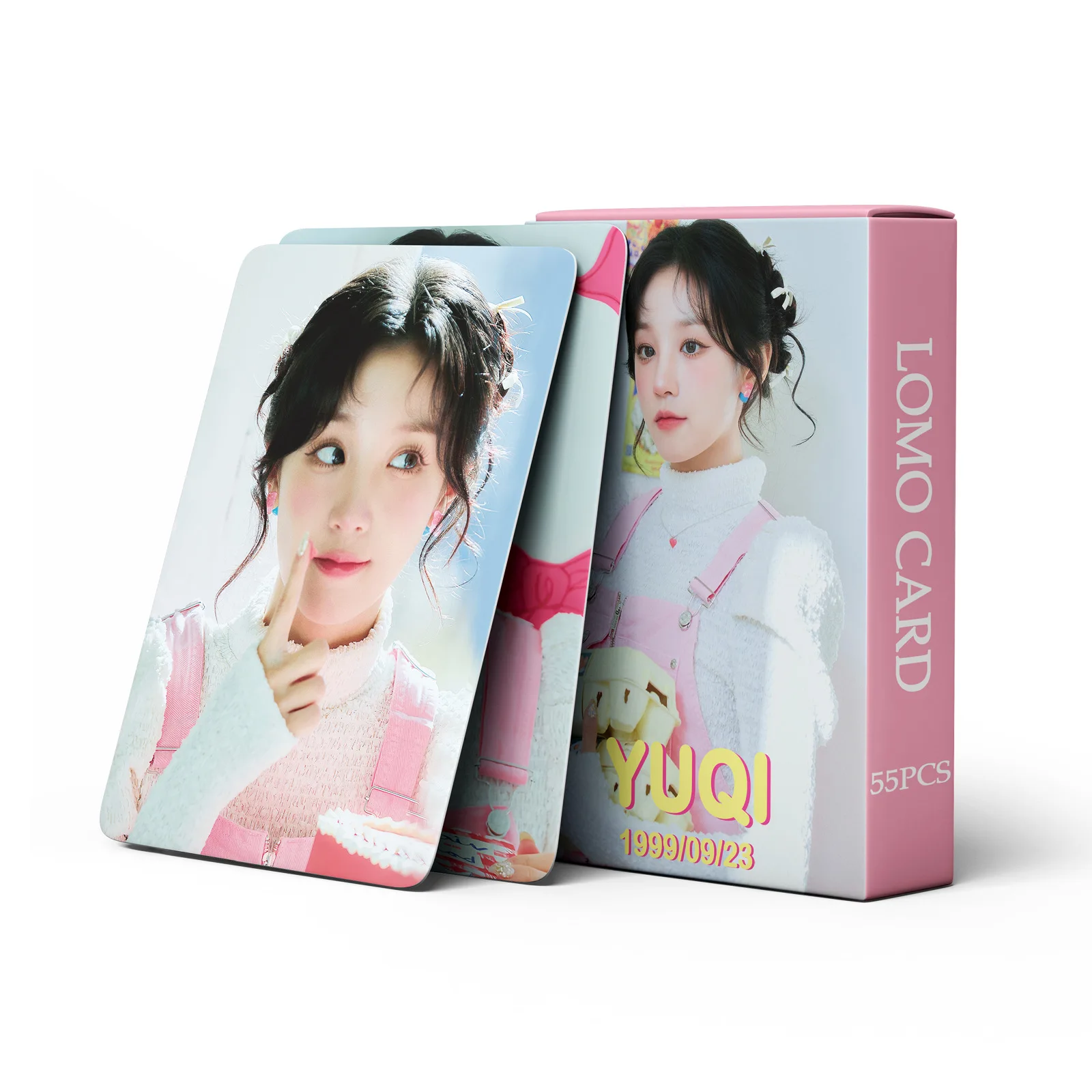 

Набор фотокарт YUQI MIYEON MINNIE SOYEON SHUHUA 55 шт