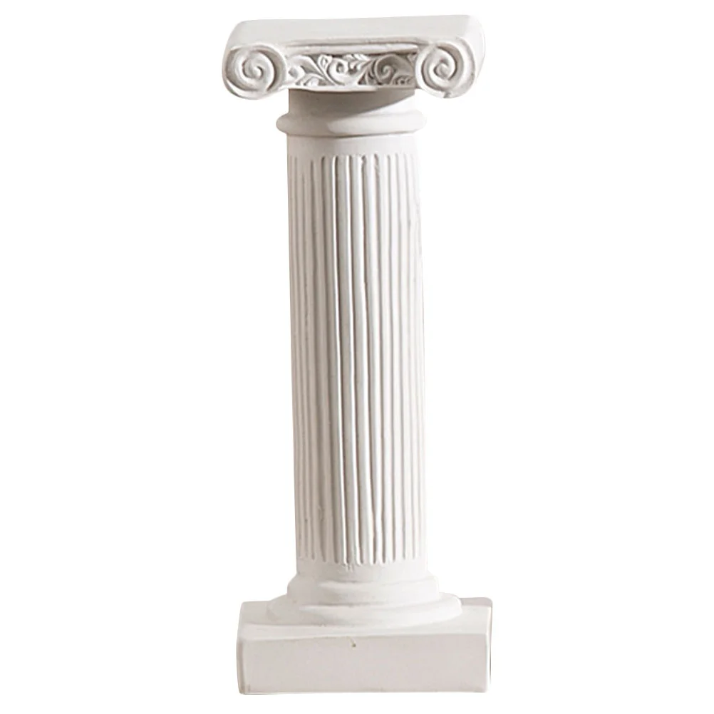 

Roman Column Statue Greek Decor Holders Resin Pillars Stands Decorations Taper