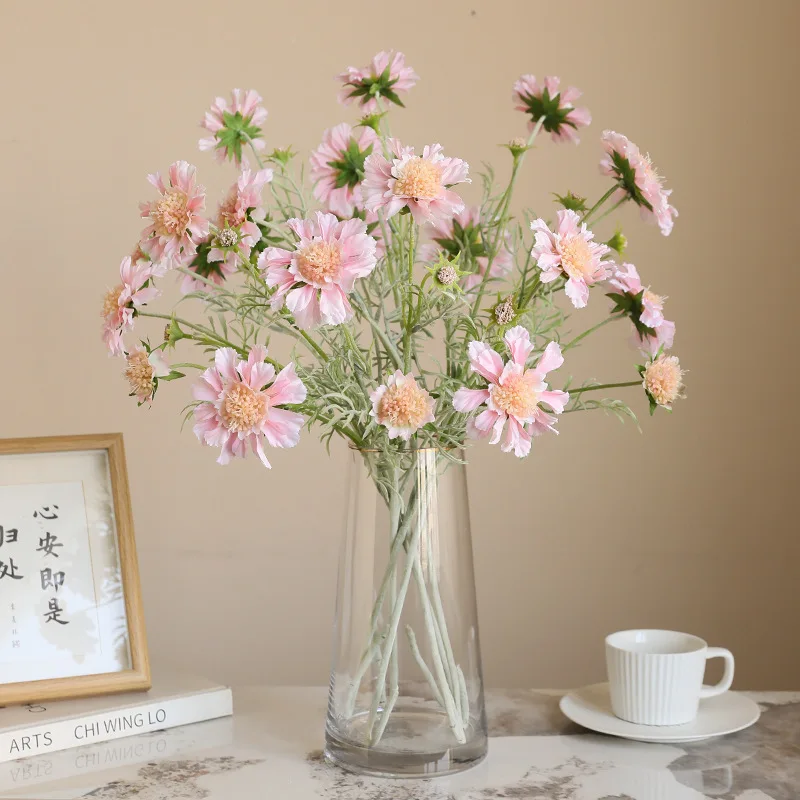 Искусственные хризантемы 63 см