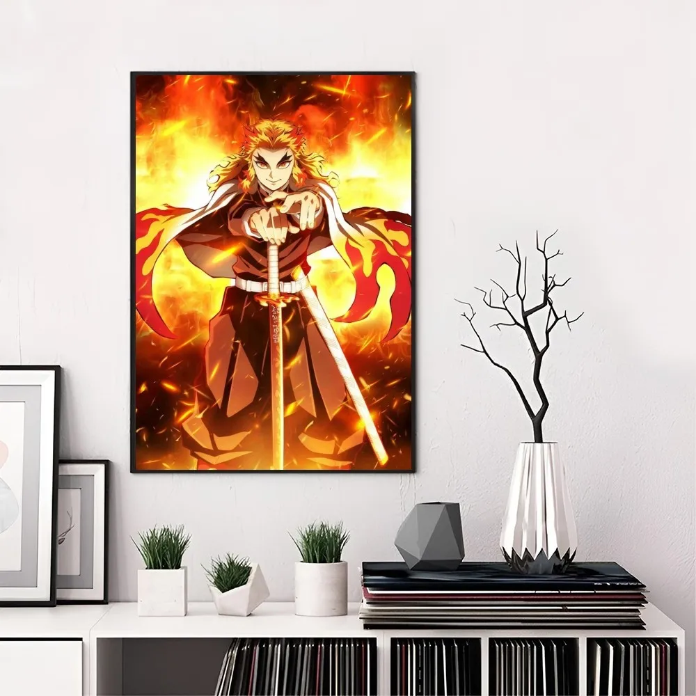 D-Demon S-Slayer аниме японский плакат бумажная печать для дома гостиной спальни входа