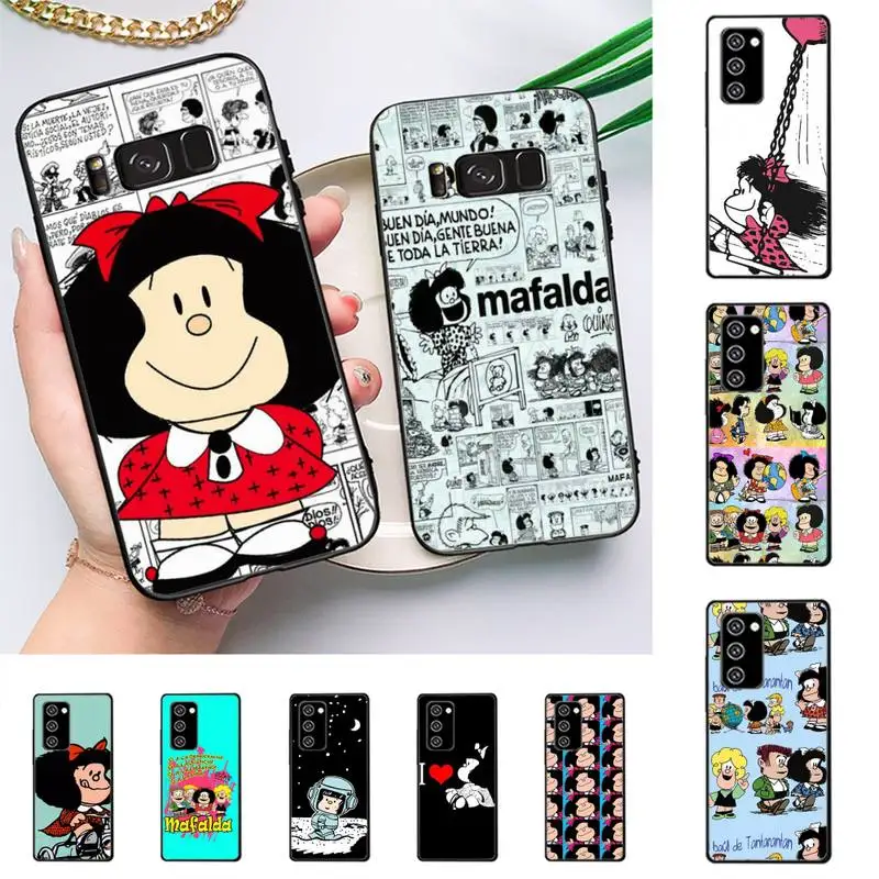 

Mafalda Phone Case For Samsung Galaxy Note 10Pro 20ultra cover for note 20 note10lite M30S