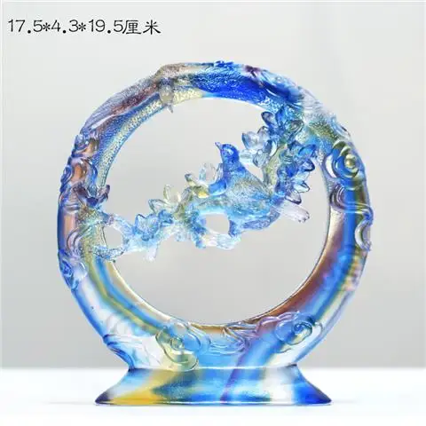 Стеклянная сорока xi на ветках благословение украшение гостиной крыльцо стола