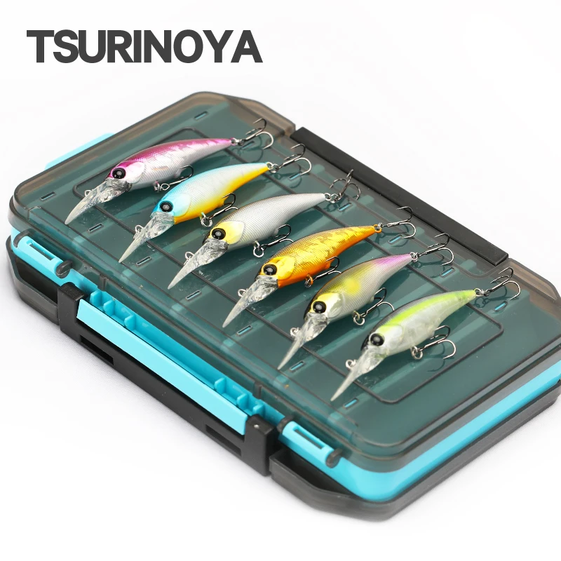 

TSURINOYA Suspending Minnow Bait Set 6pcs 6cm 5.7g Fishing Lure Explorers SHAD Hard Bait Pesca Long Casting Wobbler Jerkbait Kit