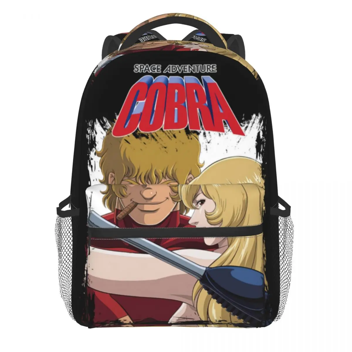 

Space Adventure Cobra Cigar Backpack Movie Female Polyester Outdoor Backpacks Lightweight Novelty School Bags Rucksack