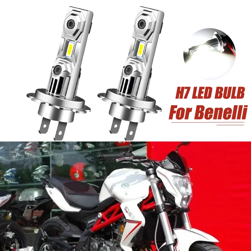 

1 шт., светодиодные лампы для фар мотоцикла Benelli TRK502 X TRK 502X 6500 TRK 2021, 60 Вт, 502 лм