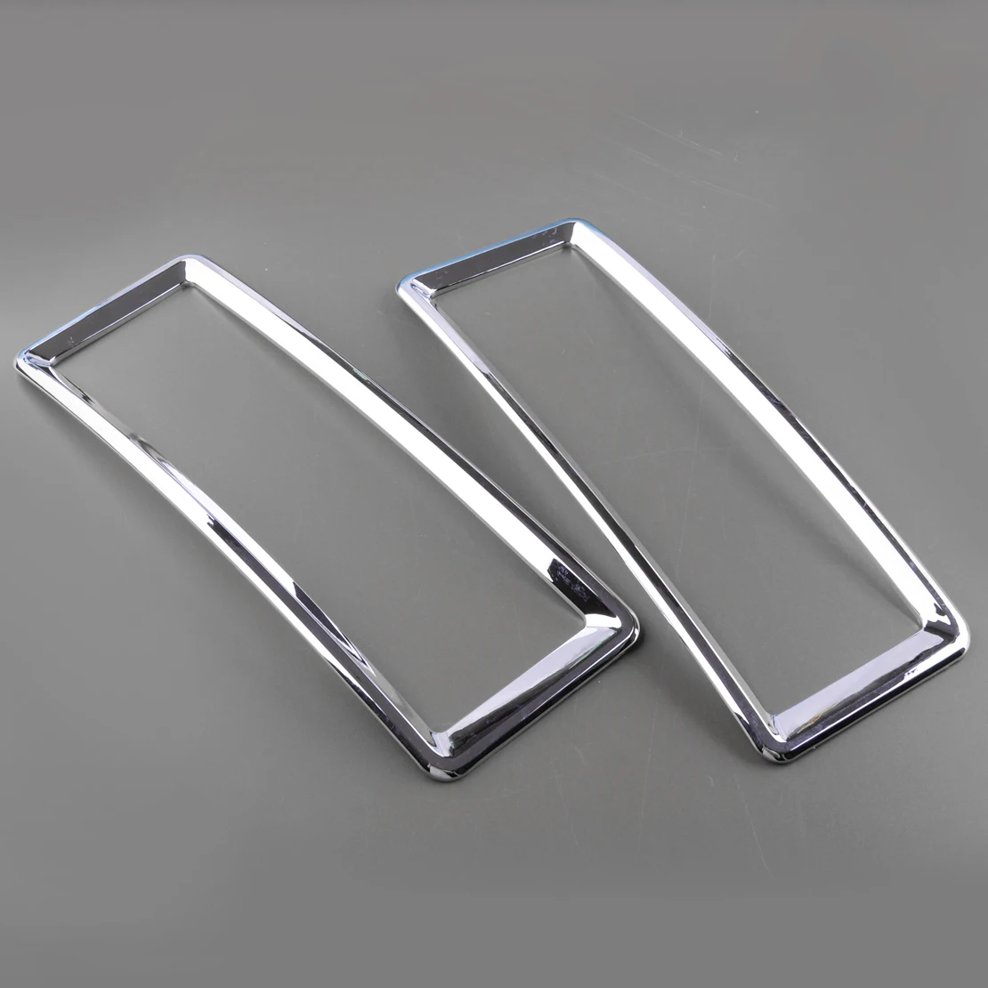 

2pcs Car Center Console Side Air Vent Outlet Cover Trim Frame Silver Fit For Dodge Ram 2010 2011 2012 2013 2014 2015 2016 2017