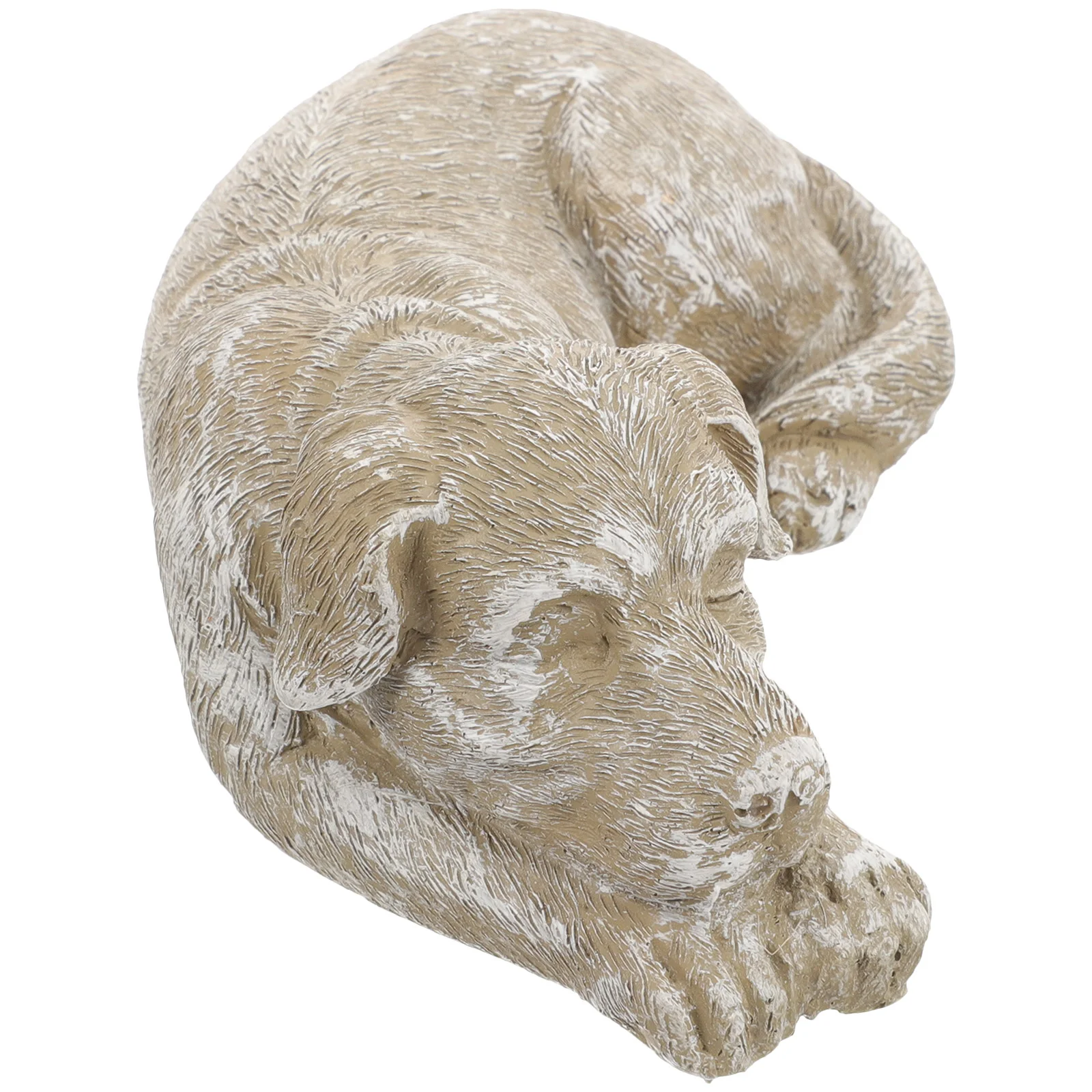 

Pet Dog Memorial Gift Resin Memorial Stone Dog Tombstone Statue Outdoor Pet Figurine for Garden