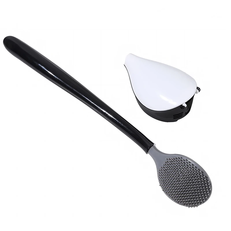 

Silicone Brush Head Toilet Brush No Dead Corner Wash Toilet Brush Household Wall-mounted Creative Bathroom Cleaning
