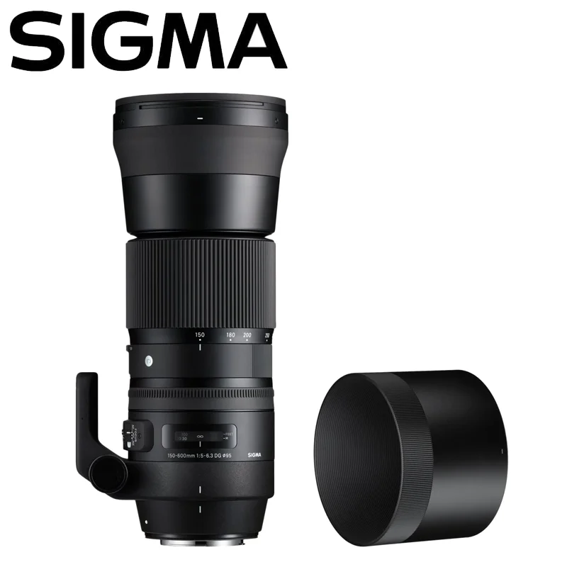 

Sigma 150-600mm F5-6.3 Contemporânea Dg Os Hsm Lente Telefoto Zoom Longo Moldura Completa Espelho Lente Da Câmera Dslr