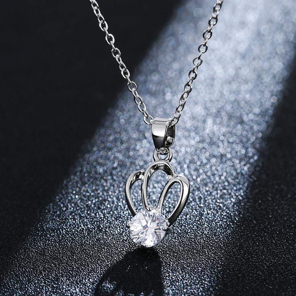 

Emmaya Fashion Statement Fascinating Crown Appearance Exquisite Necklace AAA Zirconia Design For Women Charming Jewelry