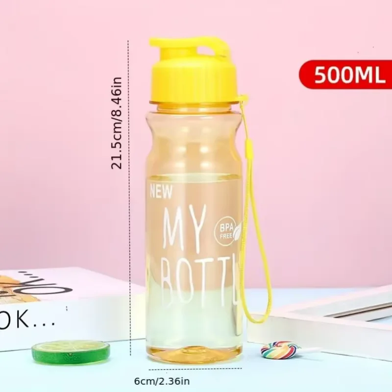 

Прозрачная бутылка для воды 500 мл