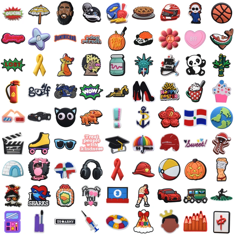 

Наборы рождественских подарков, булавки для женщин и детей, подвески для обуви, аксессуары для джинсов и обуви, подвески для крокса, Дизайнерские летние украшения