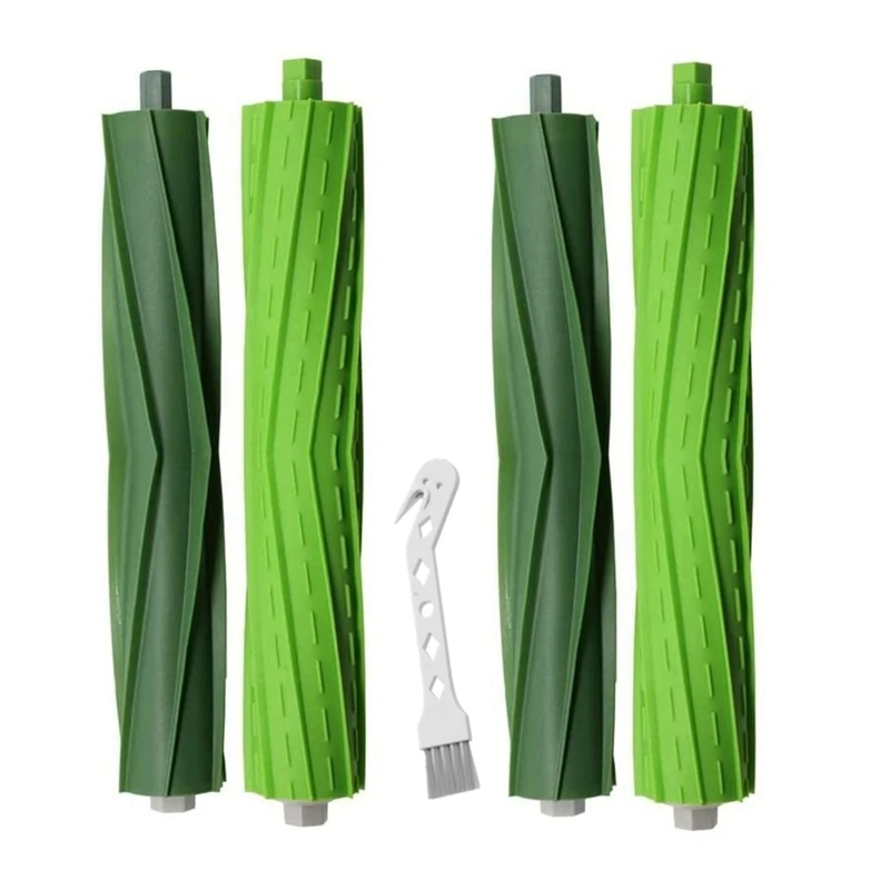 

2 Sets Of Replacement Rubber Roller Brushes For Irobot Roomba I3 I3+ I6+ I7 I7+ I8+ Plus E5 E6 E7 Vacuum Cleaner Parts