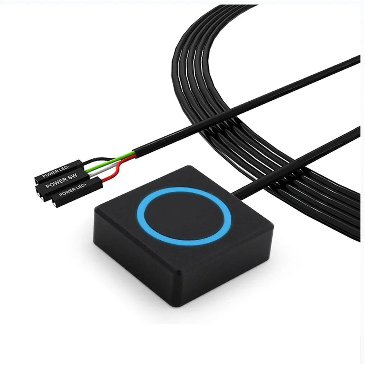 Кнопка питания для ПК настольный переключатель внешнего из алюминиевого сплава