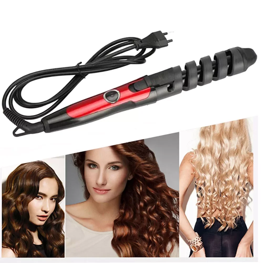 New in Hair Curler Roller Magic Spiral Curling Iron Fast Heating Curling Wand  Hair Styler Pro Styling Tool free shipping dyson