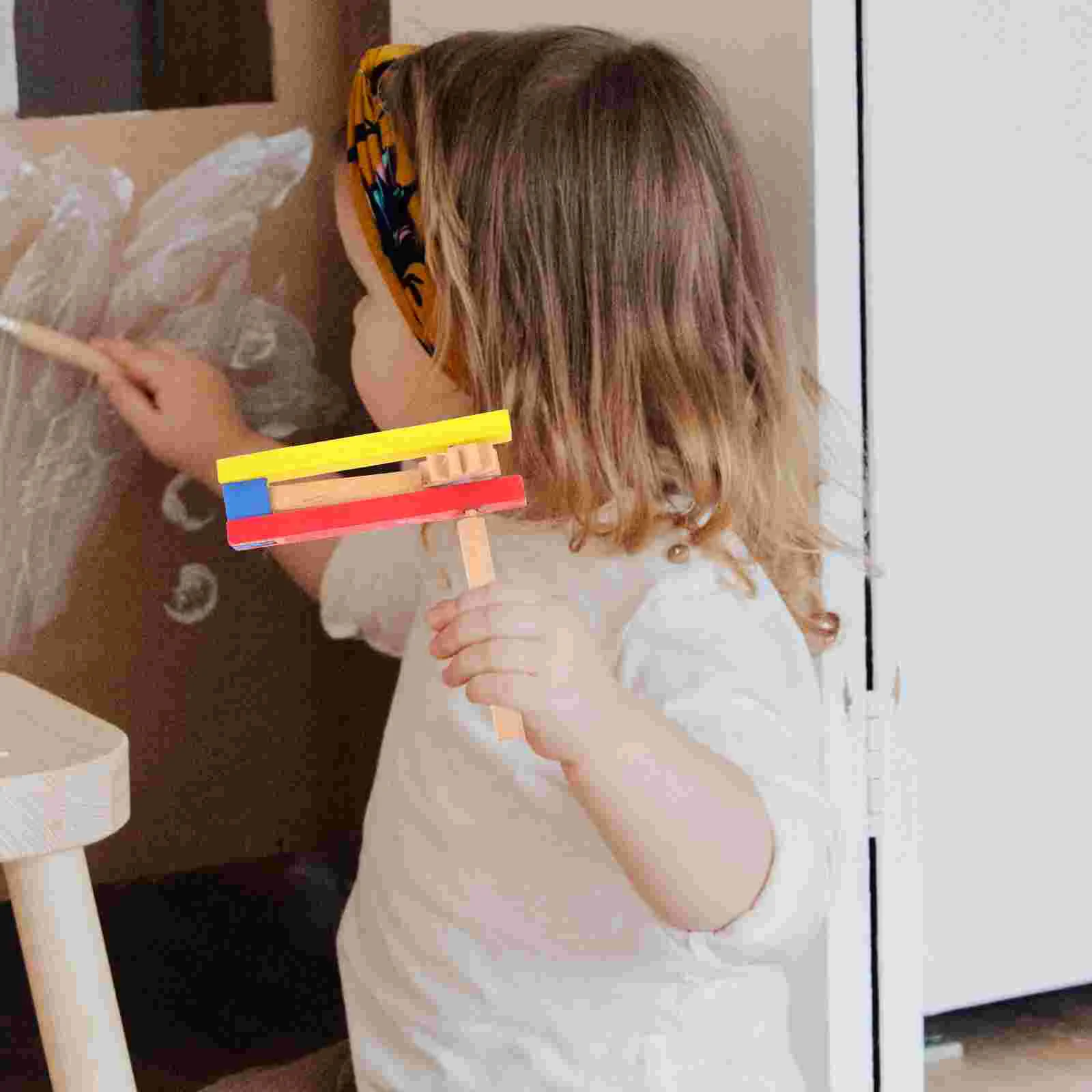 Звуковой генератор с храповым механизмом деревянный кастаньета хлопушка