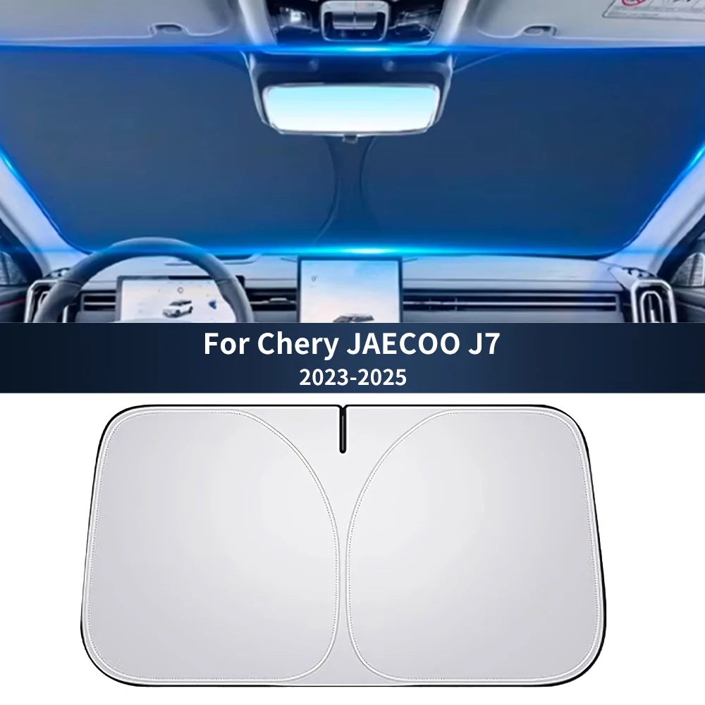 

Для Chery JAECOO J7 2023 2024 2025 автомобильный лобовой солнцезащитный козырек лобовое стекло солнцезащитный козырек анти-УФ-защита аксессуары