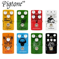 pigtone distortion electric guitar bass effect pedal accessories real bypass