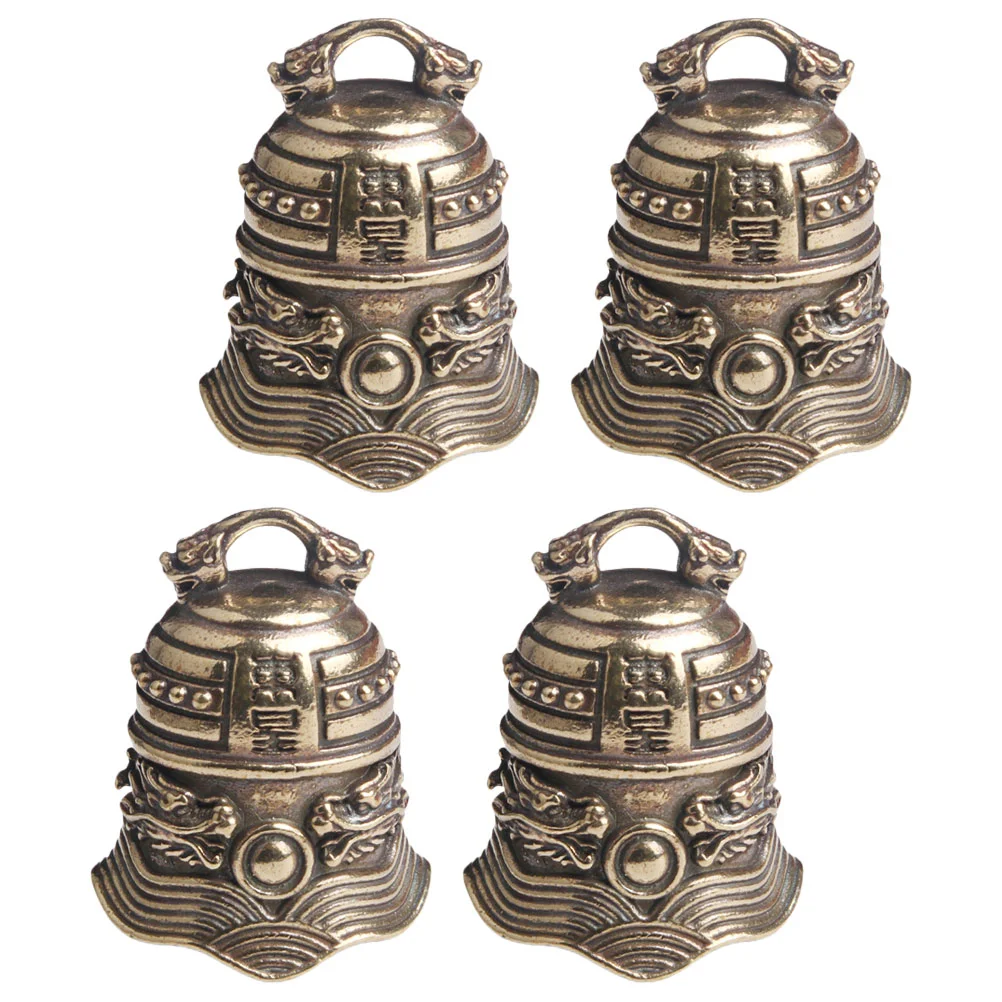 

Брелок-колокольчик в китайском стиле, 4 шт., подвеска-брелок, подвеска-колокольчик, подвеска-колокольчик, украшение для рукоделия, подвесные ...