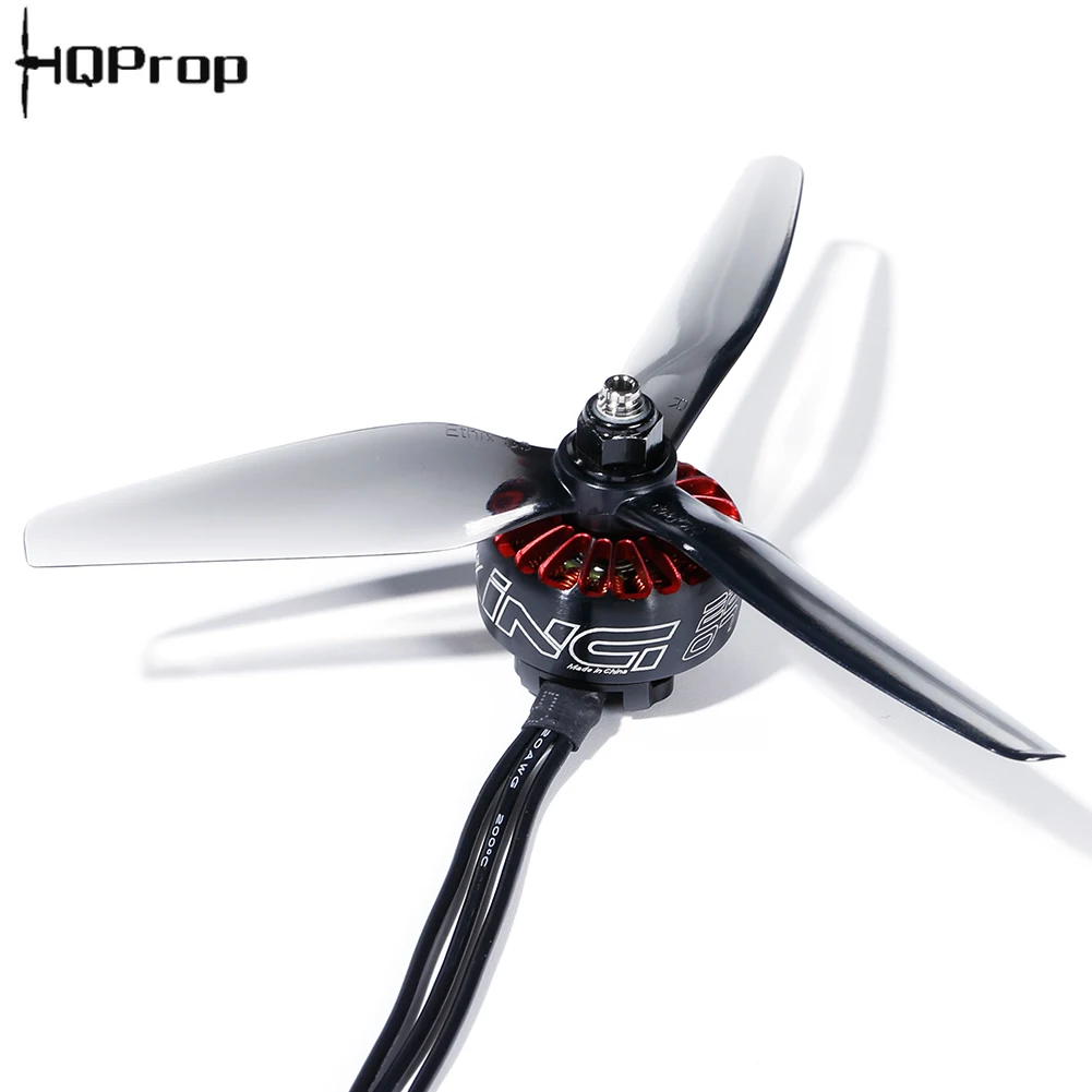 6 пар 12 шт. HQPROP Ethix S5 5040 5X4X3 3-лопастные ПК пропеллеры серый для RC FPV Freestyle 5 дюймов 4S 6S