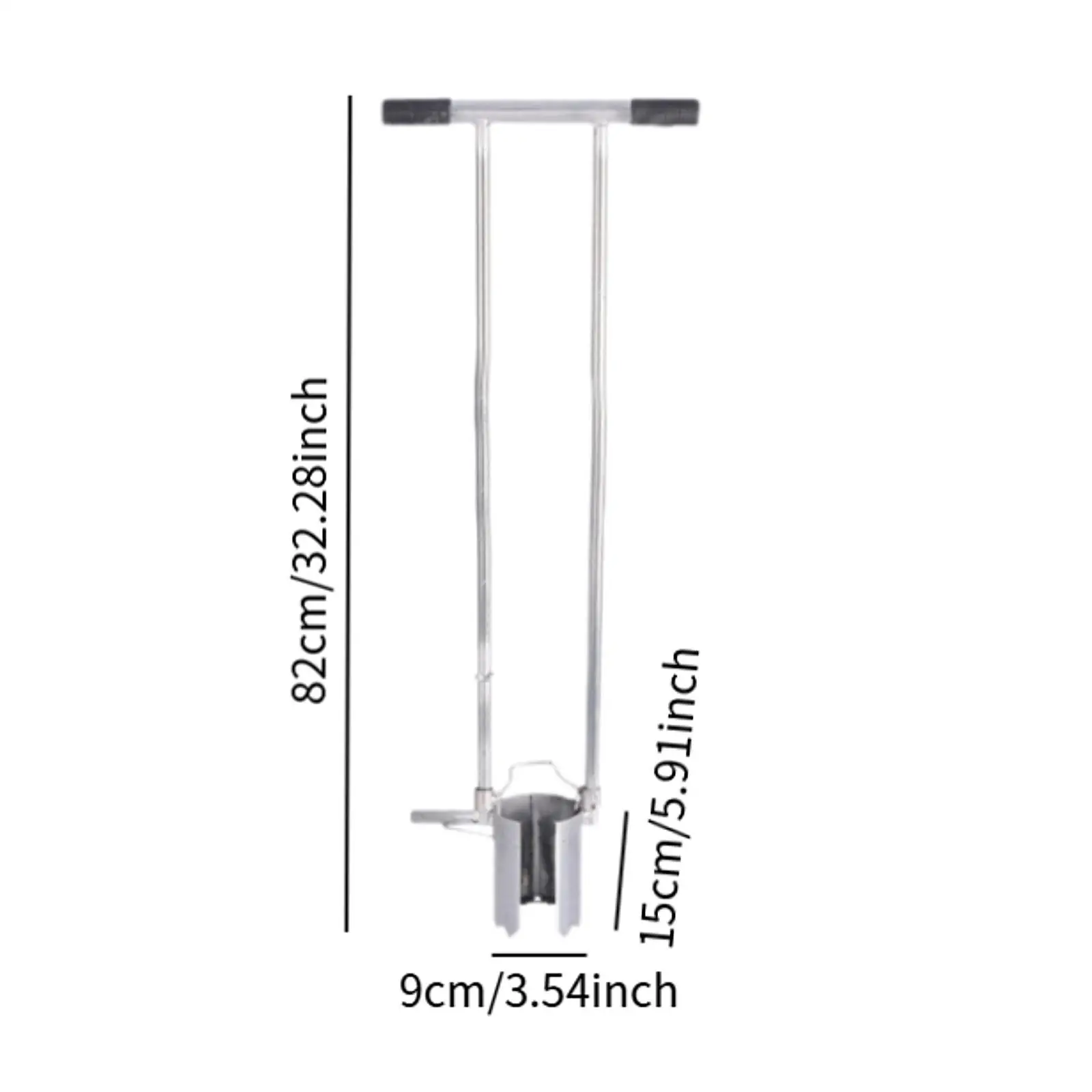 Ручной садовый плантатор с длинной ручкой практичный ручной пересадочный прибор