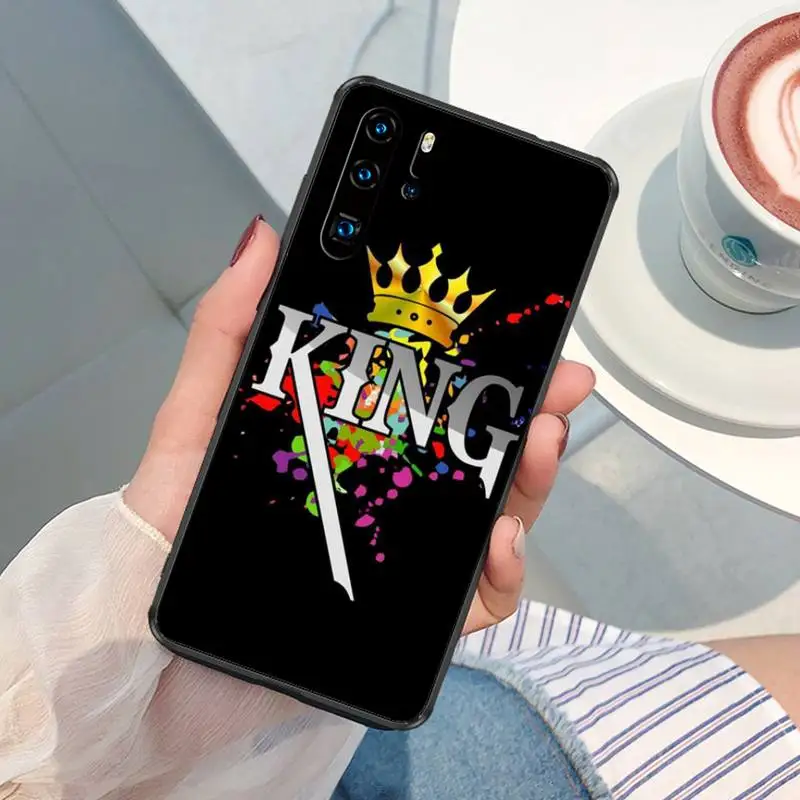 Корона король королева Лев Мягкий чехол для сотового телефона XiaoMi RedMi Note 11 10 9 8 6 Pro
