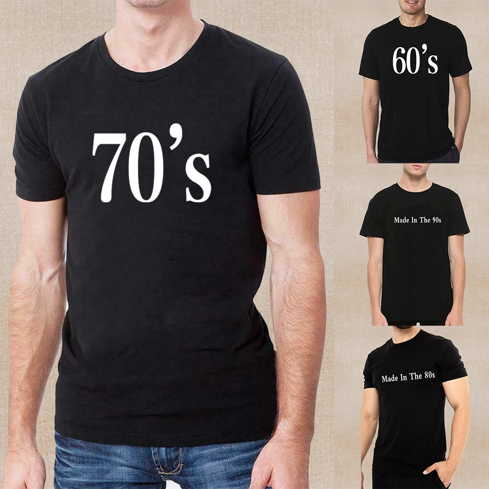 

2022 Men Summer New Clothing Short Sleeve Casual Made In The 60s~90s Fashion Print Clothes Tee Commuter Top Tshirt Short Sleeve