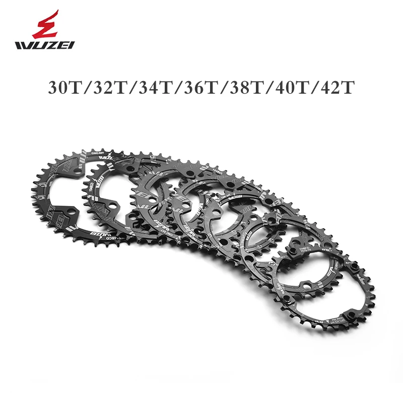 104BCD Round Shape Chainrings 30T/32T/34T/36T/38T/40T/42T/44T/46T/48T/50T/52T MTB Bicycle Parts Chainwheel Crankset Tooth Plate |