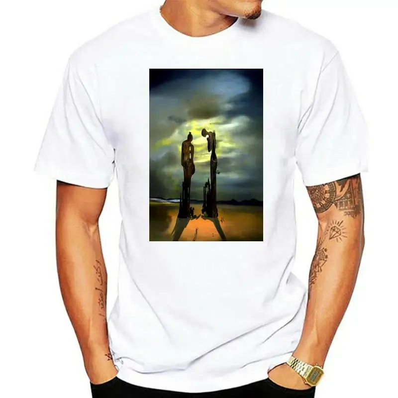 

Fashion Short Sleeve T Shirt Salvador Dali Dream Surreal Art Printed Cotton Top Tees O-Neck T-Shirt Unisex TShirt