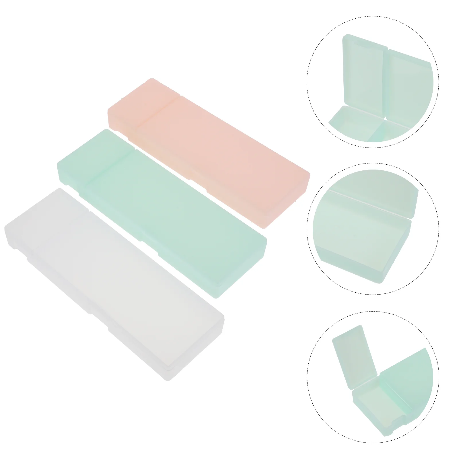 

3Pcs Creative Practical Durable Portable Pen Boxes Storage Boxes Tattoos Pen Boxes