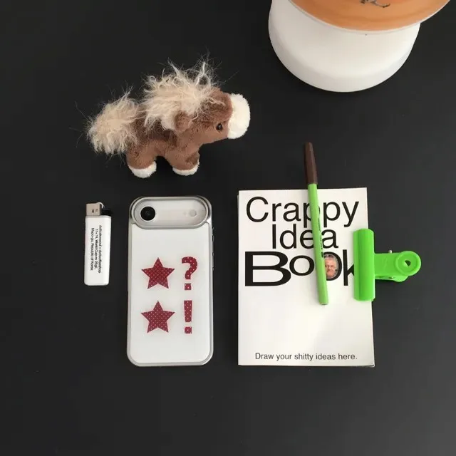 Чехол Clmj Dot Star для iPhone 17, 16e, 16, 15, 14, 13, 12, 11, Air, Pro, Max, X, XR, XSMAX, 8, 7 Plus, с роскошным принтом, прозрачная задняя панель, стильный чехол-накладка (art.: 3920d8b26f50a) - 3920d8b26f50a